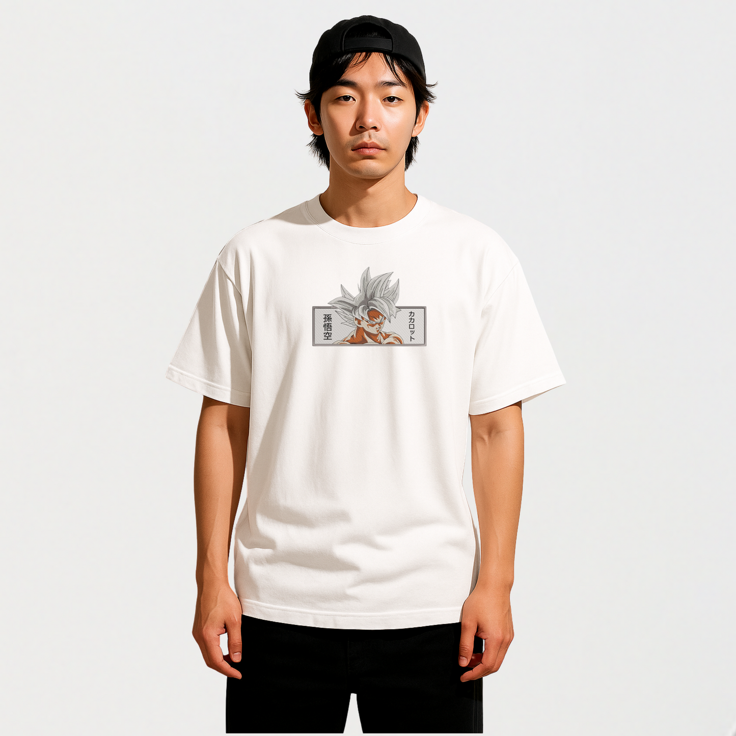 SON GOKU EMBROIDERED T-SHIRT