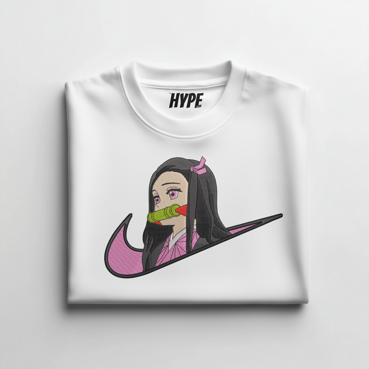 NEZUKO EMBROIDERED T-SHIRT