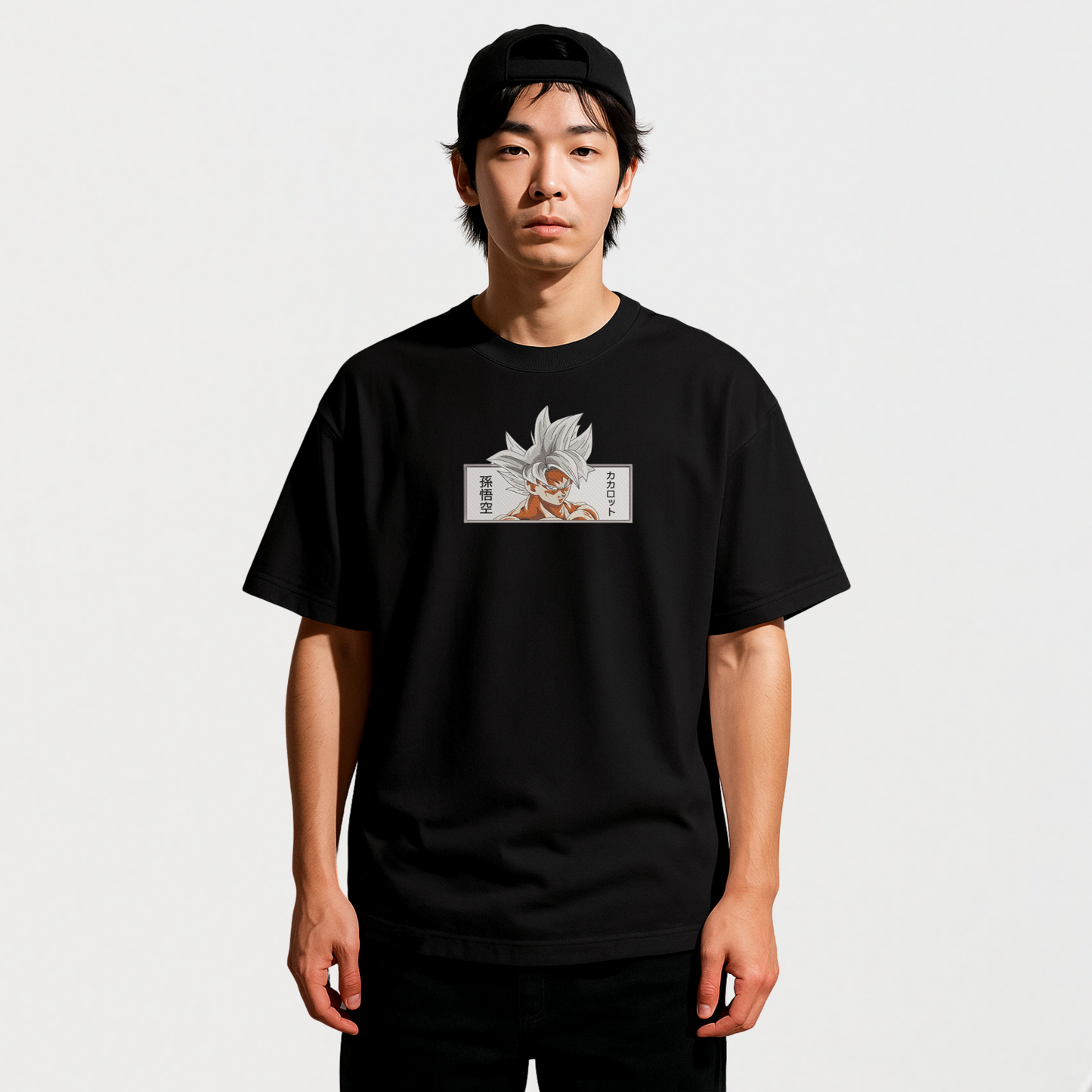SON GOKU EMBROIDERED T-SHIRT