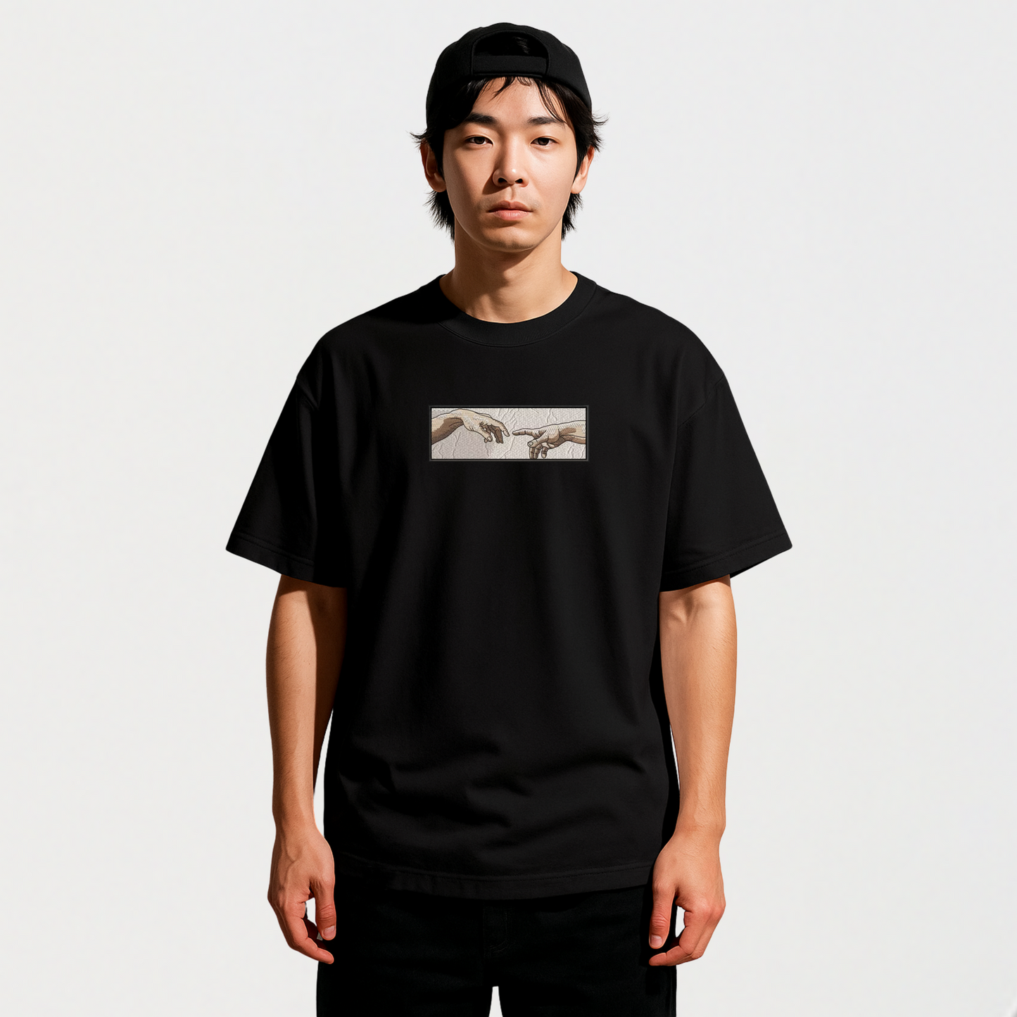 CREATION OF ADAM EMBROIDERED T-SHIRT