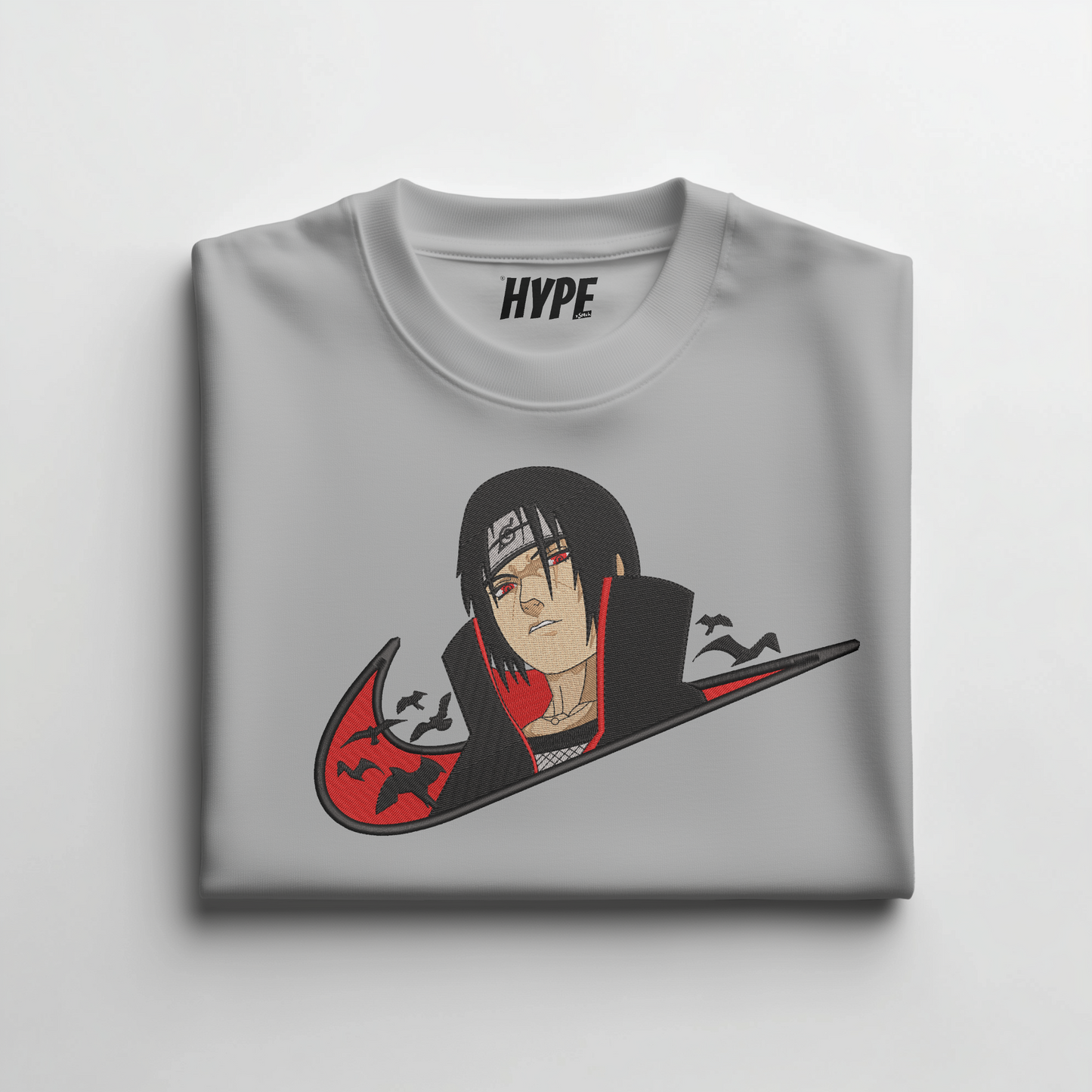 ITACHI UCHIHA EMBROIDERED T-SHIRT