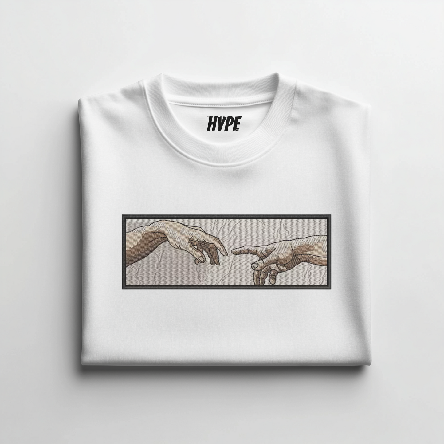 CREATION OF ADAM EMBROIDERED T-SHIRT