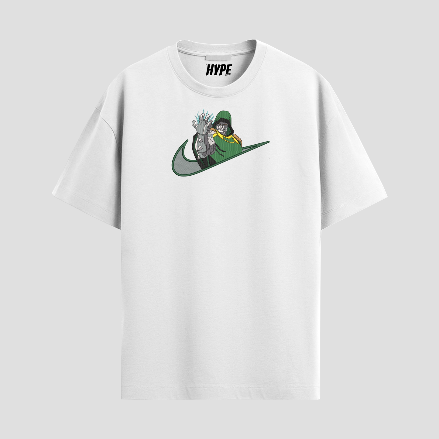 DR. DOOM EMBROIDERED T-SHIRT