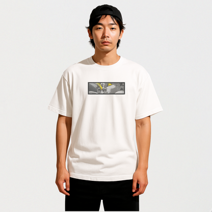 DAVID STATUE EMBROIDERED T-SHIRT