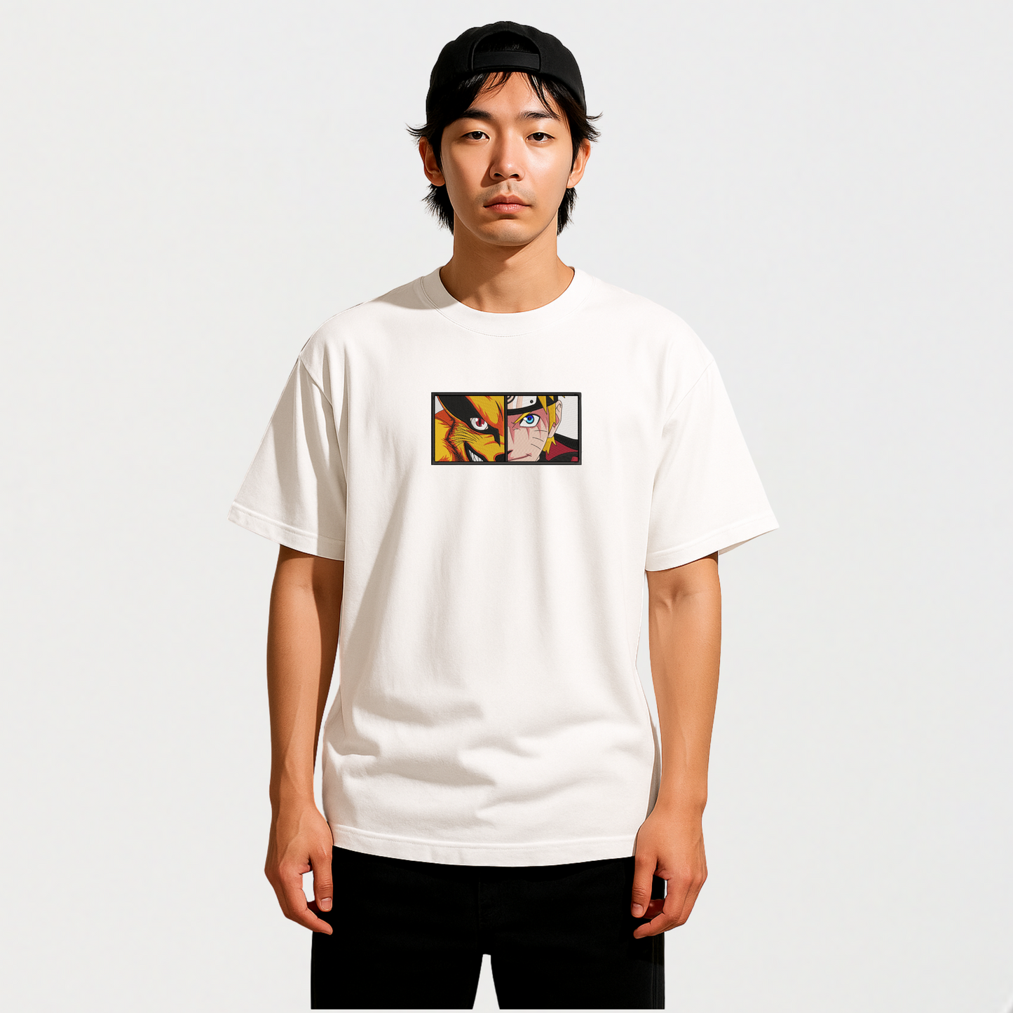 NARUTO EMBROIDERED T-SHIRT