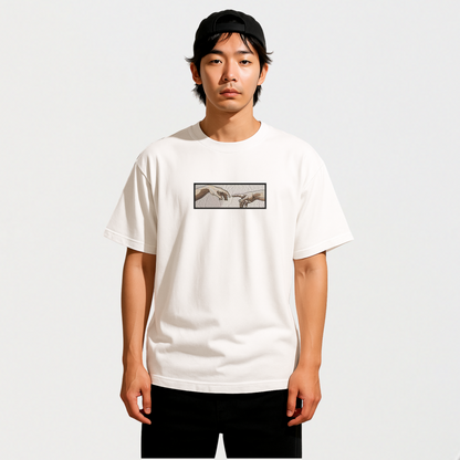 CREATION OF ADAM EMBROIDERED T-SHIRT