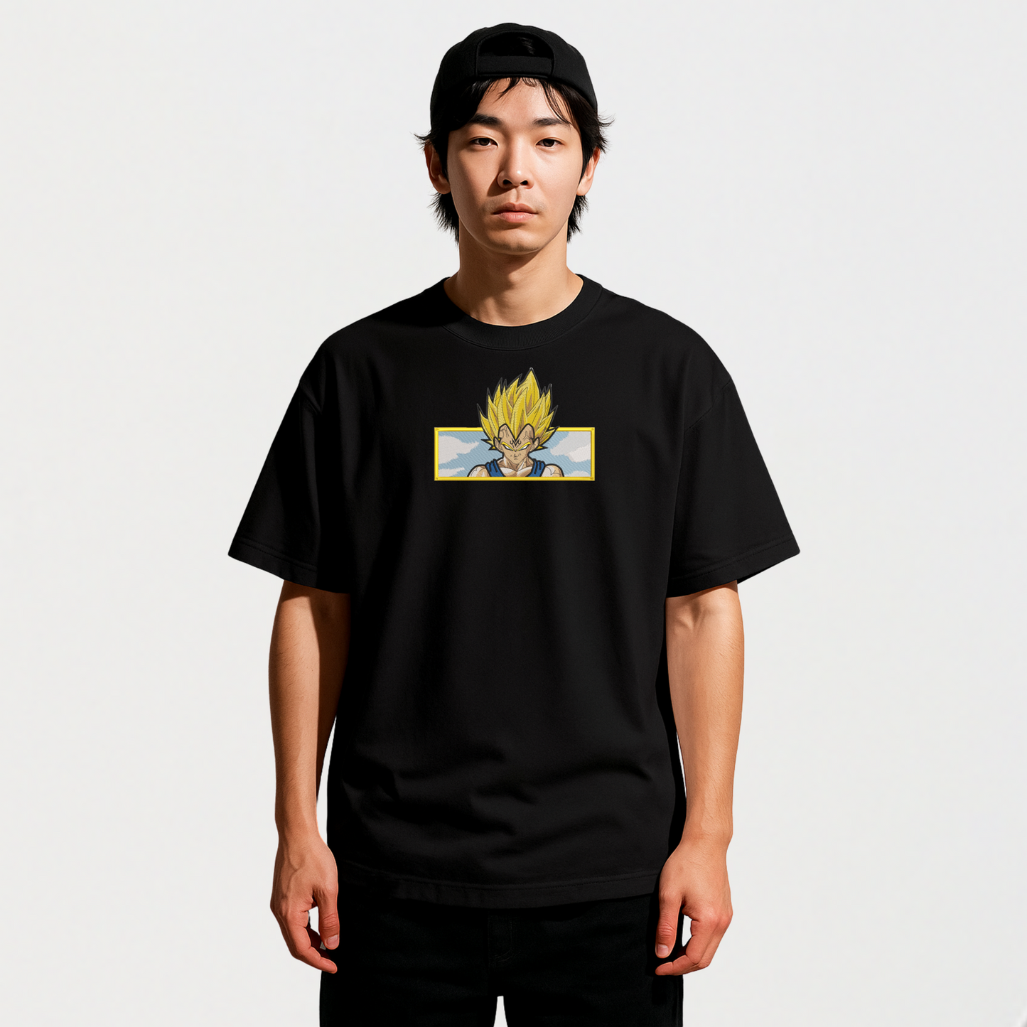 VEGETA EMBROIDERED T-SHIRT