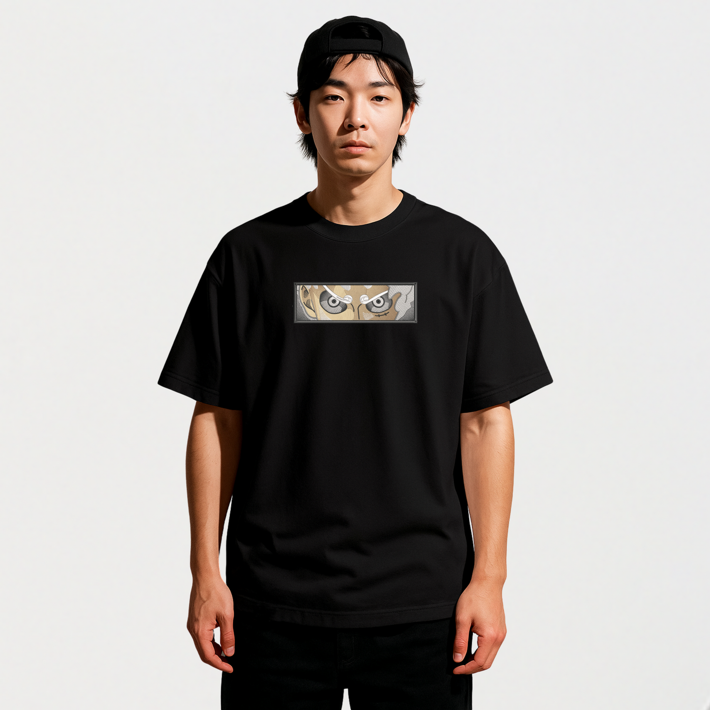 LUFFY-G5 EMBROIDERED T-SHIRT