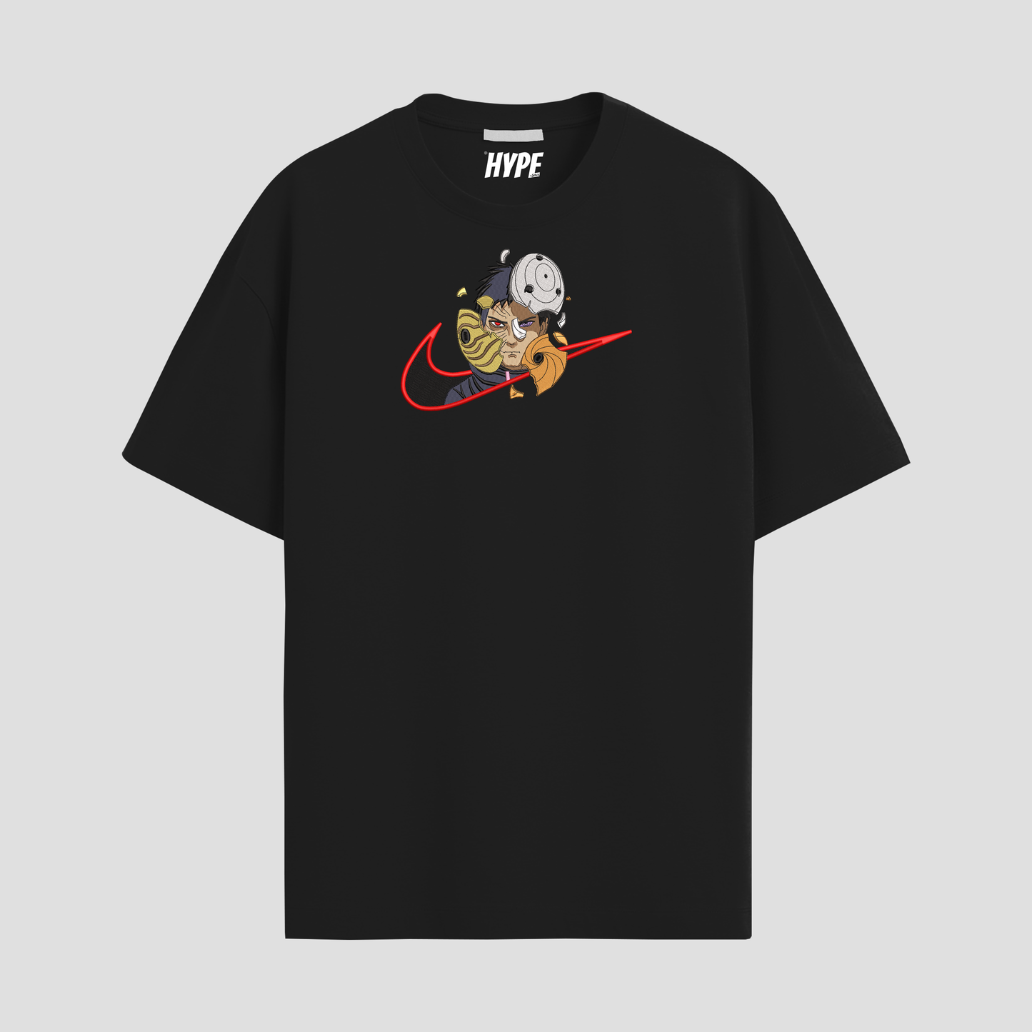 OBITO UCHIHA EMBROIDERED T-SHIRT