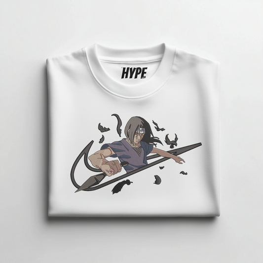 SASUKE UCHIHA EMBROIDERED T-SHIRT