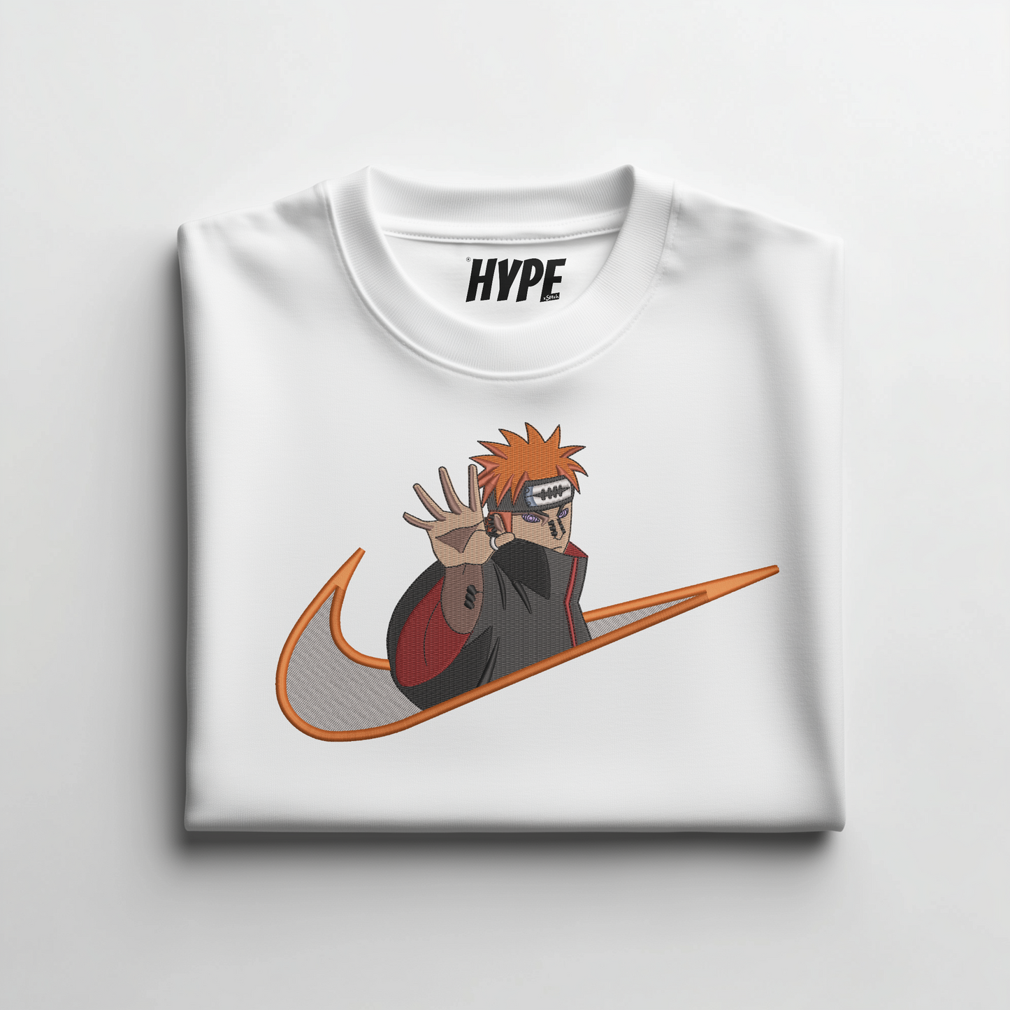 NARUTO PAIN EMBROIDERED T-SHIRT