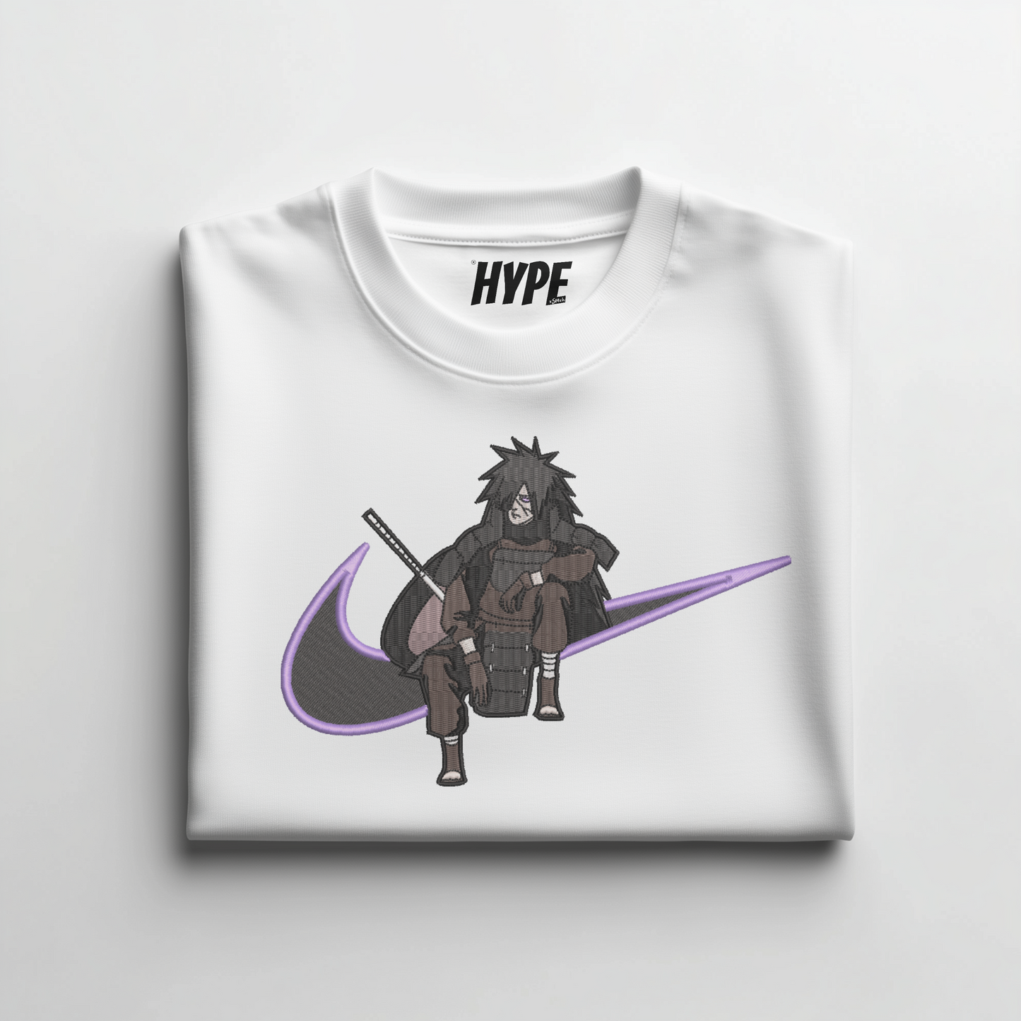 MADARA UCHIHA EMBROIDERED T-SHIRT
