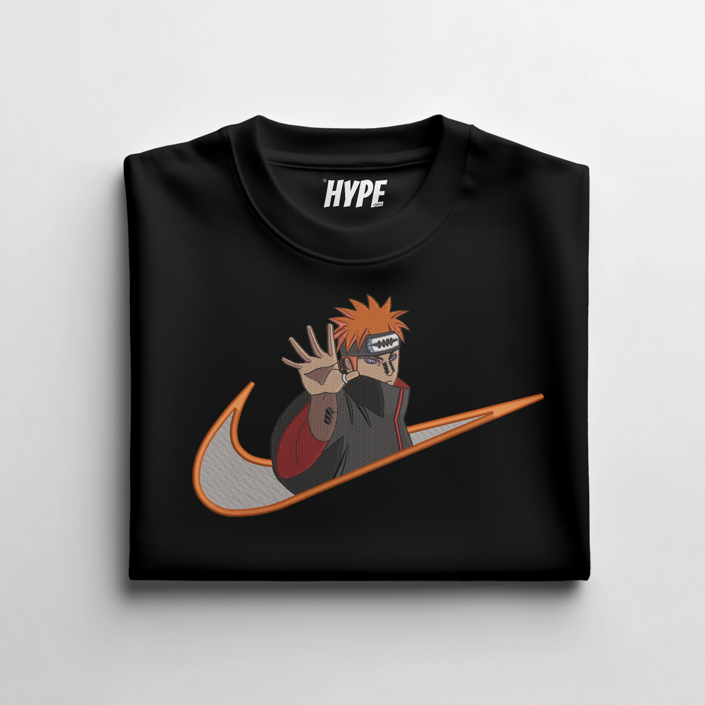 NARUTO PAIN EMBROIDERED T-SHIRT
