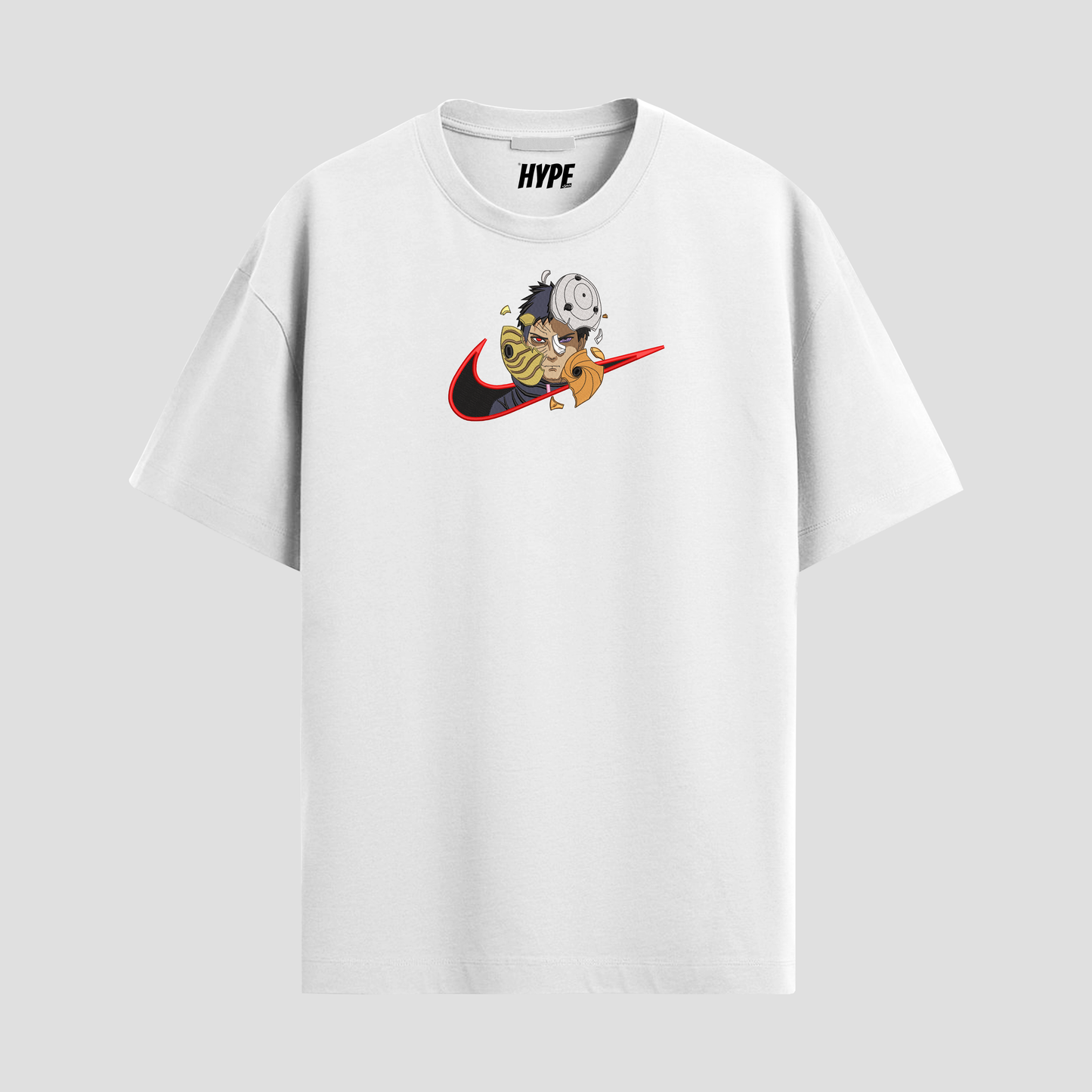 OBITO UCHIHA EMBROIDERED T-SHIRT